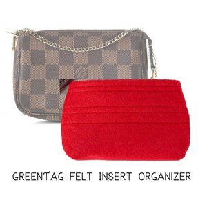 GreenTag | Bags | Felt Insert Organizer For Mini Pochette | Poshmark